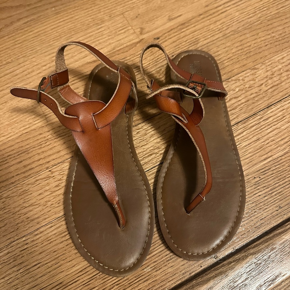 Brown Leather Sandals